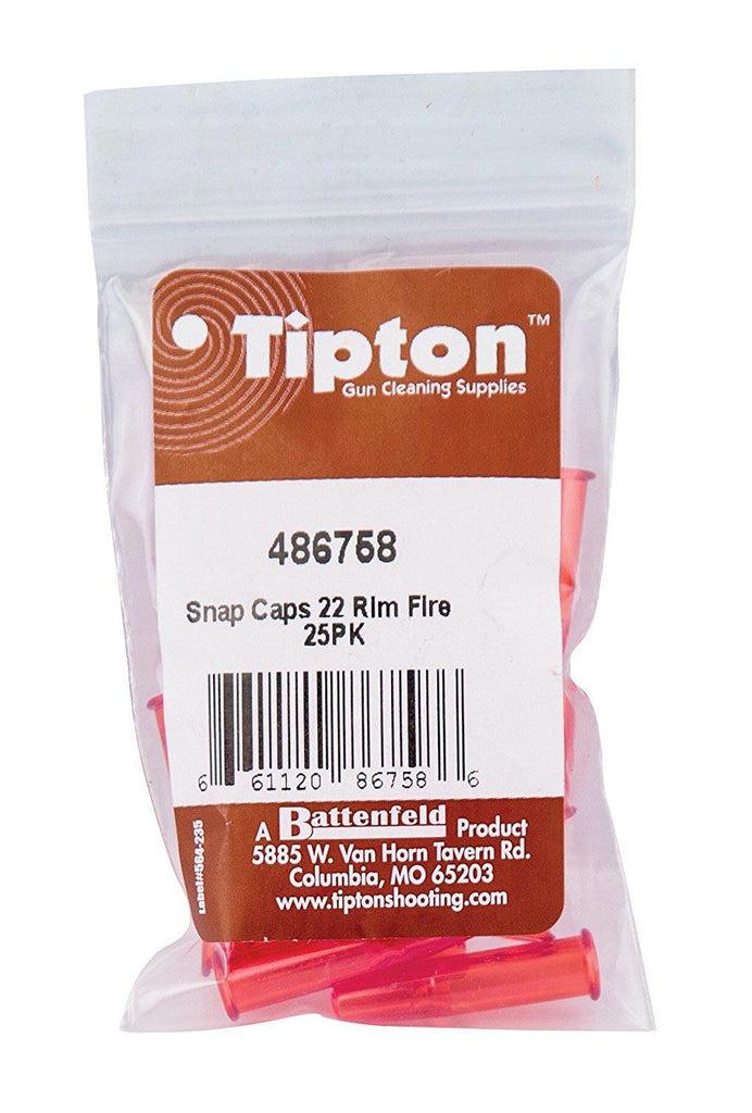 Tipton Snap Cap Rifle 22 Rimfire 25 Pack