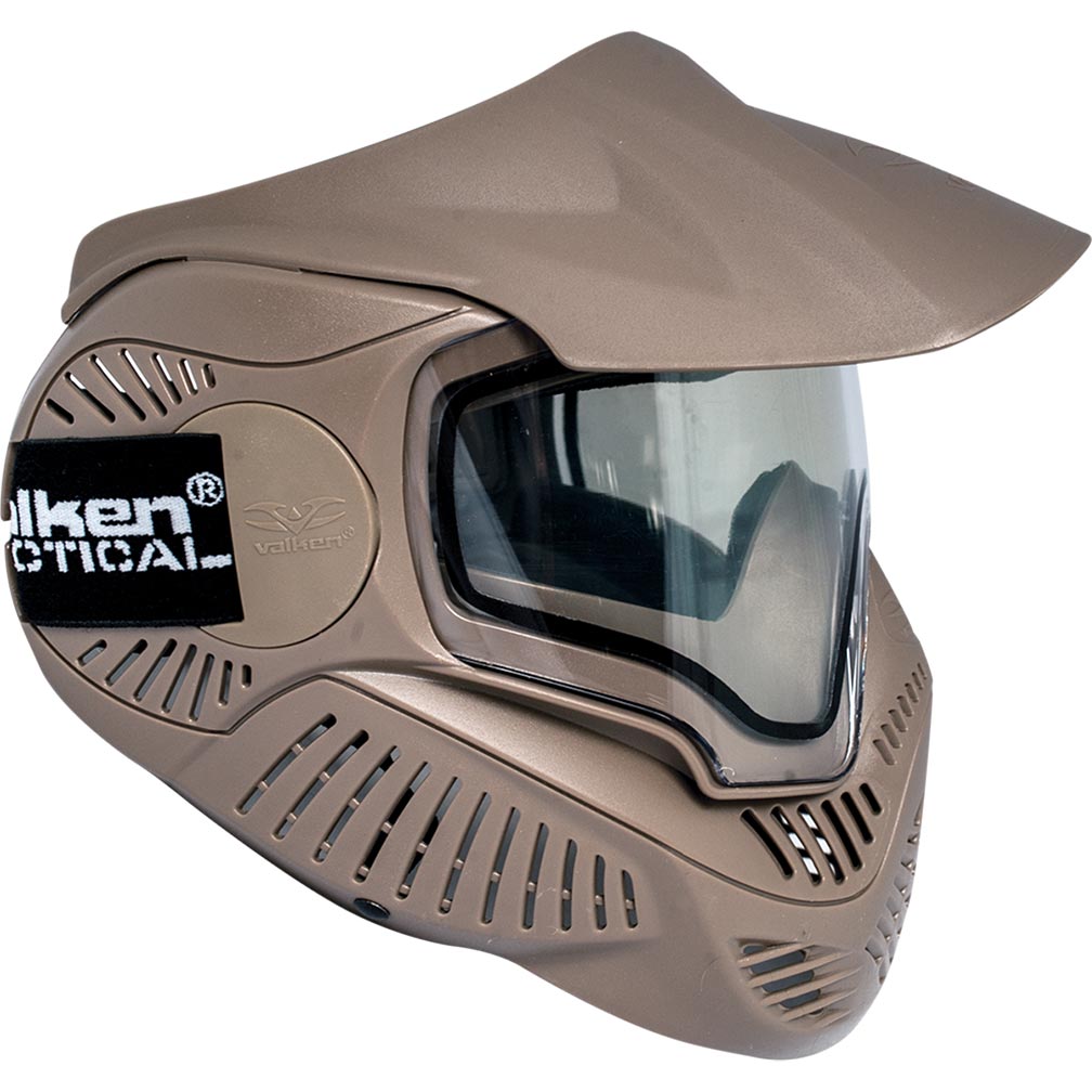 Valken Paintball Mi-7 Goggle-mask With Dual Pane Thermal Lens - Tan