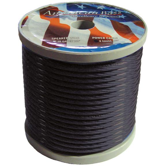 Wire American Bass 4 Ga Smoke Color 100 Ft Roll - Ab1666bk *p4gb*