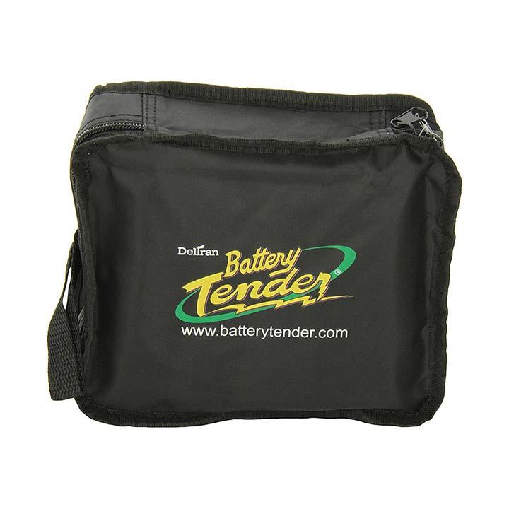 Battery Tender Black Large Zipper Pouch