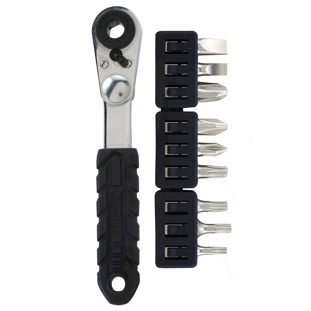 Great Neck 51063 Mini Ratchet And Bit Set 10-piece