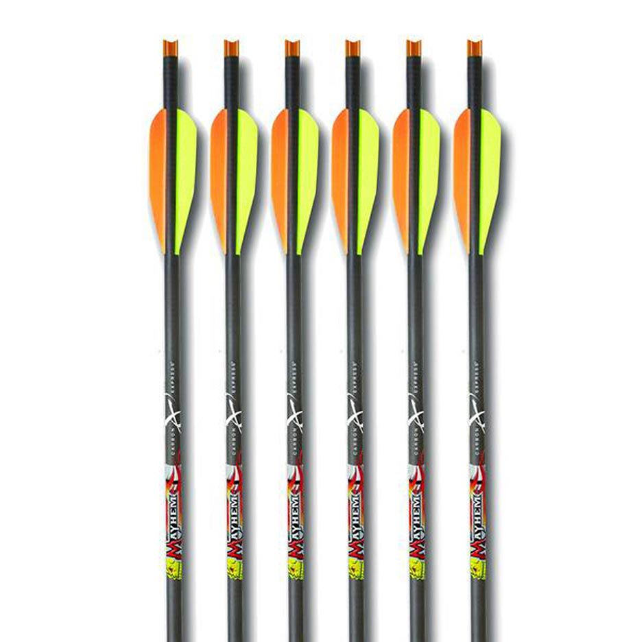 Carbon Express Mayhem 20 In Crossbolt Moon Nock 6 Pk