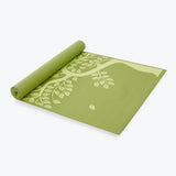 Gaiam Tree Of Life Yoga Mat 6p Free 3mm Apple Green