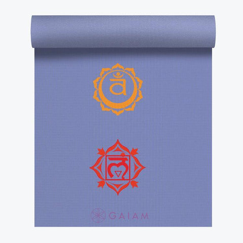 Gaiam Chakra Print Yoga Mat 3mm