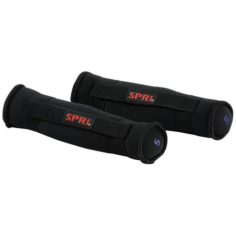 Spri Soft Hand Weights 5lb  Pair