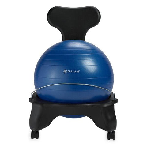 Gaiam Classic Balance Ball Chair 52cm Blue