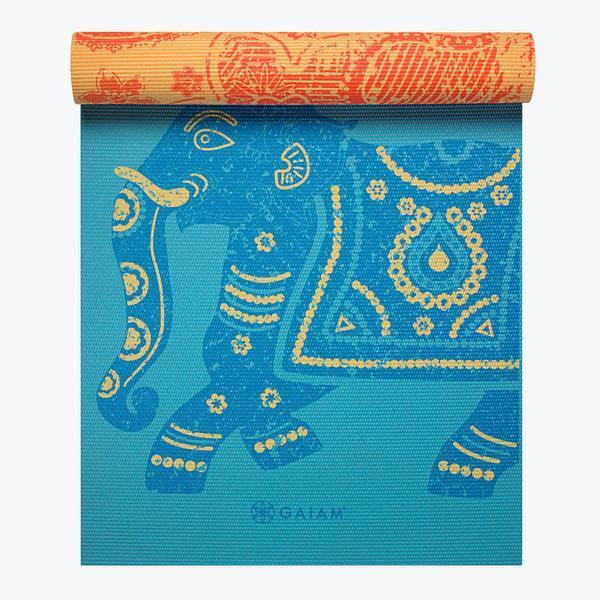 Gaiam Elephant Reversible Yoga Mat 5mm