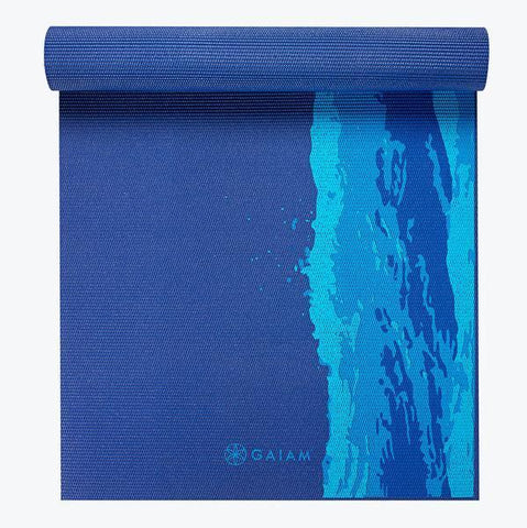 Gaiam Premium Oceanscape Yoga Mat 5mm