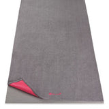 Gaiam Grippy Yoga Mat Towel Pink Storm