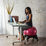 Gaiam Backless Balance Ball Chair Fuchsia