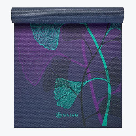 Gaiam Premium Lily Shadows Yoga Mat 5mm