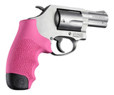 Hogue S&w J Frame Round Butt Rubber Monogrip Pink