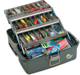 Plano Guide Series Three-tray Tackle Box - Graphite & Sandstone