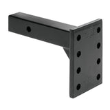 Draw-tite Pintle Hook Receiver Mount 2" Sq Solid Shank 75-8" Length 12000lbs Gtw 1200lbs Tw Black