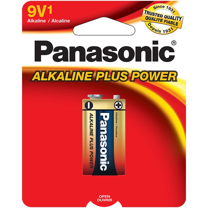 Panasonic 9-volt Alkaline Plus Power (single)