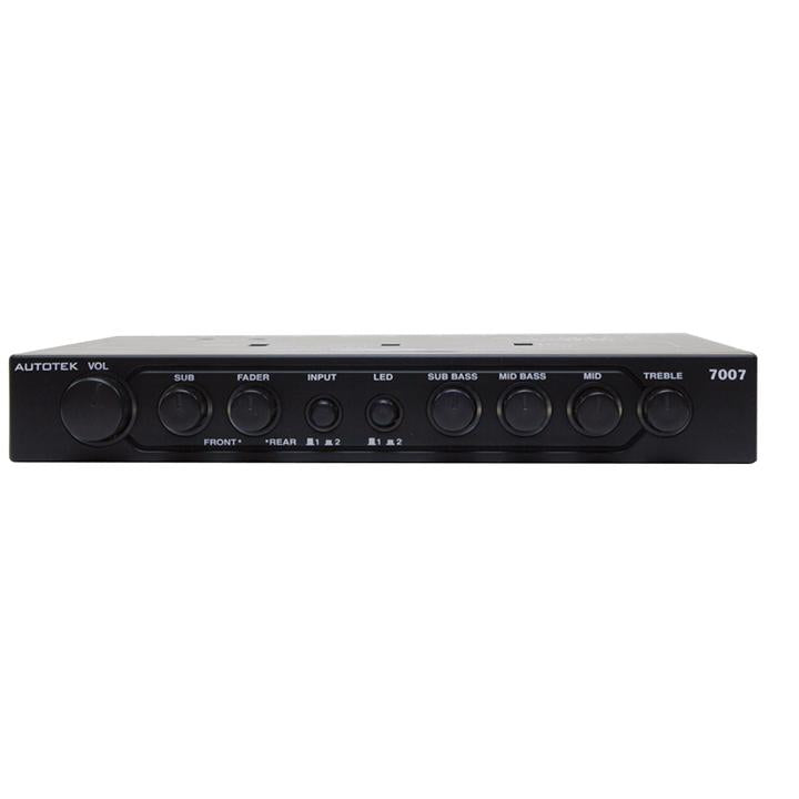 Equalizer-crossover Autotek 1-2 Din 4 Band;2-way