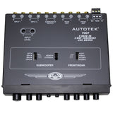 Equalizer-crossover Autotek 1-2 Din 4 Band;2-way