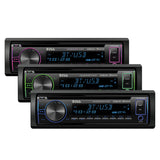 Boss Single Din Cd-mp3 Receivermulti-color Display Bluetooth Usb Front Aux Remote