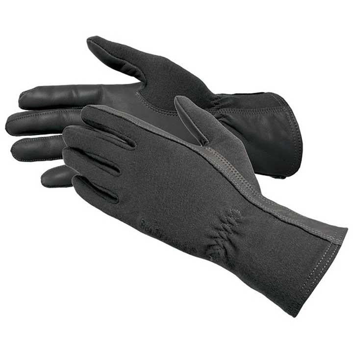 Blackhawk Men's Aviator Fire Resist. Flight Ops Gloves With Nomex Black Lg