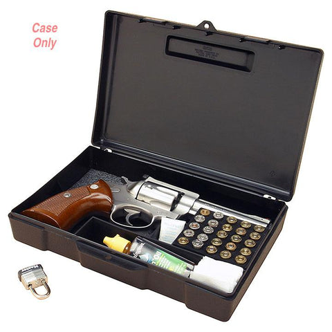 Mtm Pistol Handgun Long Term Storage Case 4 Inch Revolver Black