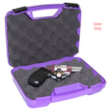 Mtm Pistol Handgun Case Single Up To 4 Inch Revolver Purple