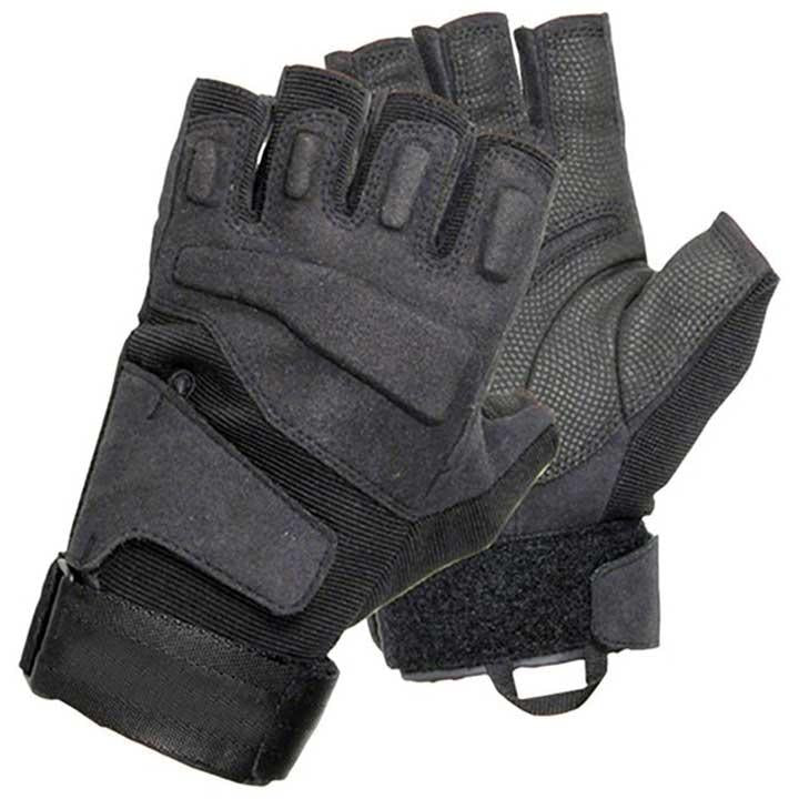 Blackhawk Men's Black Solag Special Ops 1-2 Finger Light Assault Glove Med