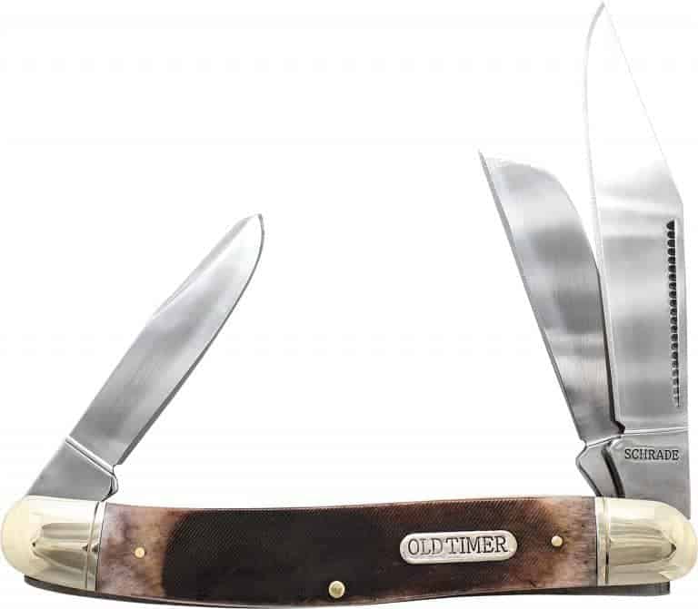 Old Timer Everlastingly Sharp Genuine Bone Lumberjack Folding Pocket Knife