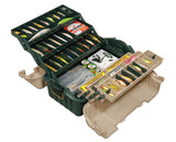 Plano Hip Roof Tackle Box W-6 Trays - Green-sandstone