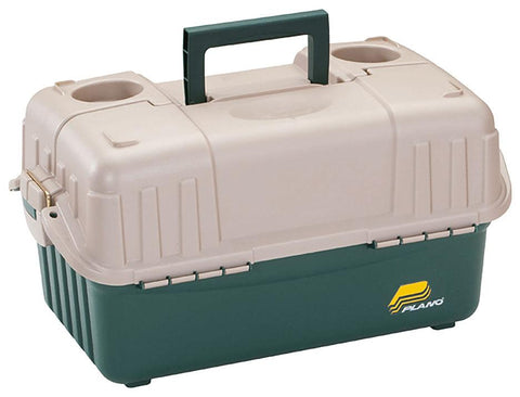 Plano Hip Roof Tackle Box W-6 Trays - Green-sandstone