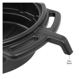 Oemtools 87033 4 Gallon Oil Drain Pan Black