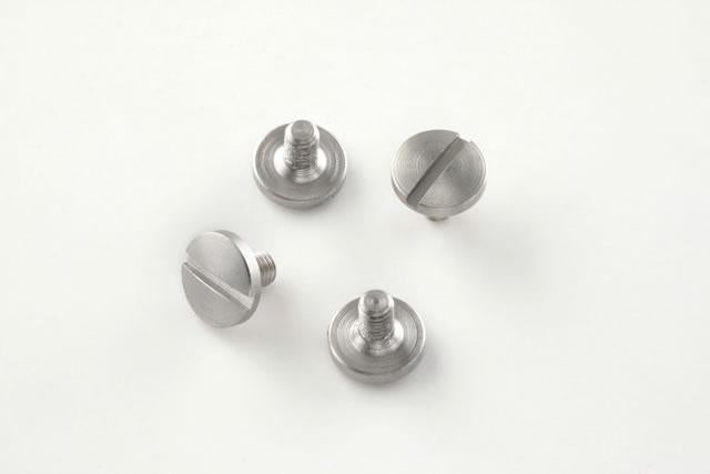 Hogue Beretta Screws 4 Slotted Stainless Finish