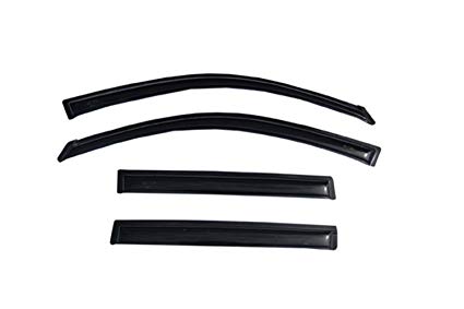 Auto Vent Shade Original Ventvisor Side Window Deflector Dark Smoke 4pc Set For 2008-2013 Toyota Hi