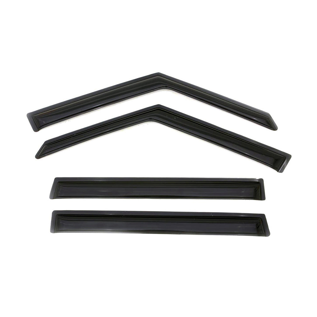 Auto Vent Shade Original Ventvisor Side Window Deflector Dark Smoke 4pc Set For 2009-2013 Kia Soul