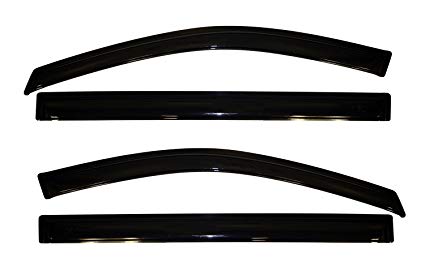 Auto Vent Shade Original Ventvisor Side Window Deflector Dark Smoke 4pc Set For 2008-2018 Grand Car