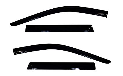 Auto Vent Shade Original Ventvisor Side Window Deflector Dark Smoke 4pc Set For 2011-2018 Jeep Gran