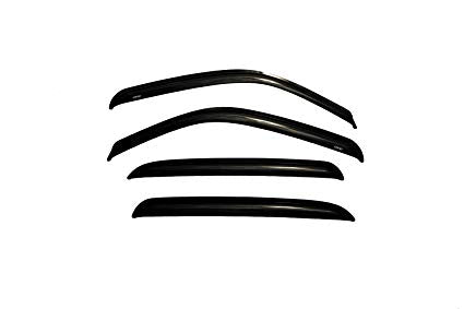 Auto Vent Shade Original Ventvisor Side Window Deflector Dark Smoke 4pc Set For Most 2001-2006 Gm