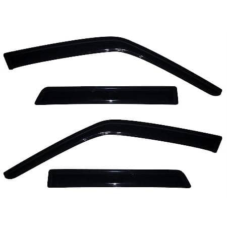 Auto Vent Shade Original Ventvisor Side Window Deflector Dark Smoke 4pc Set For 2010-2018 Nissan Ju