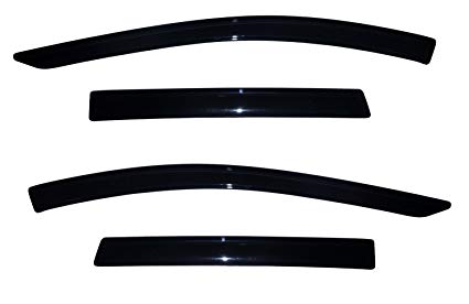 Auto Vent Shade Original Ventvisor Side Window Deflector Dark Smoke 4pc Set For 2013-2018 Ford Esca