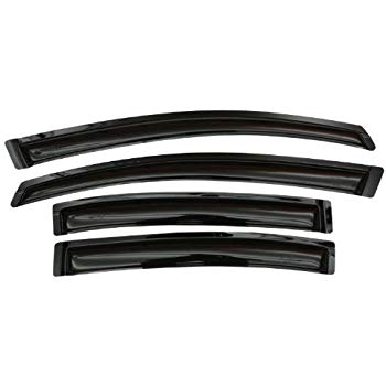 Auto Vent Shade Original Ventvisor Side Window Deflector Dark Smoke 4pc Set For 2012-2015 Honda Civ