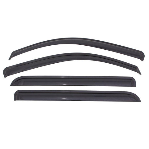 Auto Vent Shade Original Ventvisor Side Window Deflector Dark Smoke 4pc Set For 2002-2008 Dodge Ram