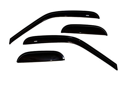 Auto Vent Shade Ventvisor Side Window Deflector Dark Smoke 4pc Set For 1997-2003 Ford F150f250 Sup