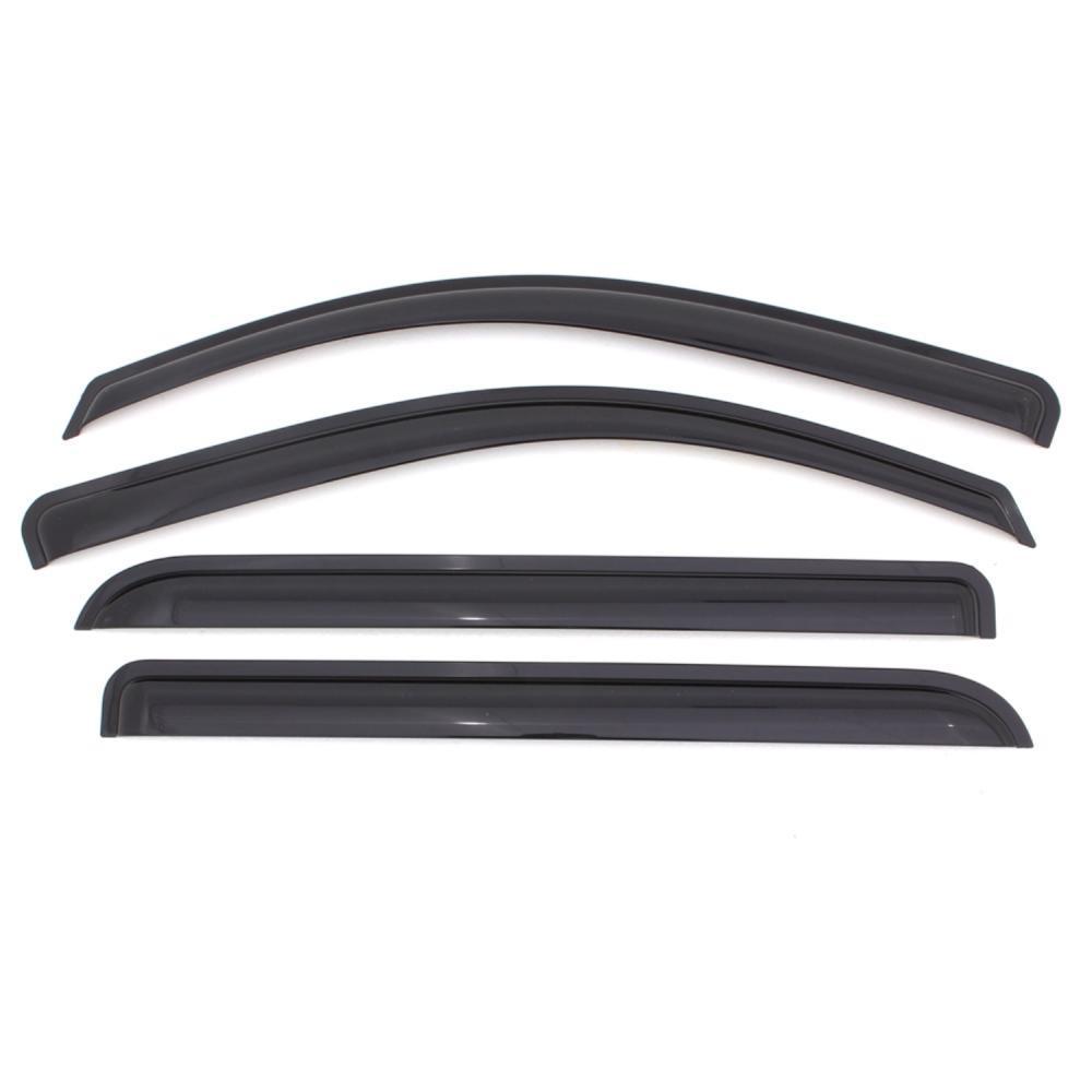 Auto Vent Shade  Ventvisor Side Window Deflector Dark Smoke 4pc Set For 2011-2018 Volkswagen Jetta