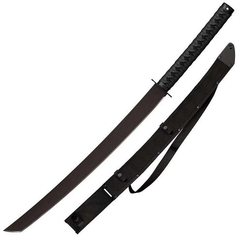 Cold Steel Tactical Katana Machete With 24" Carbon Steel Blade Polypropylene Handles Cor-ex Sheath