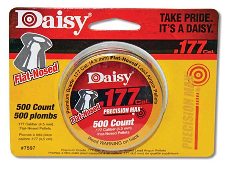 Daisy *987597406* 177 Cal. Flat-nose Pellets 500 Ct