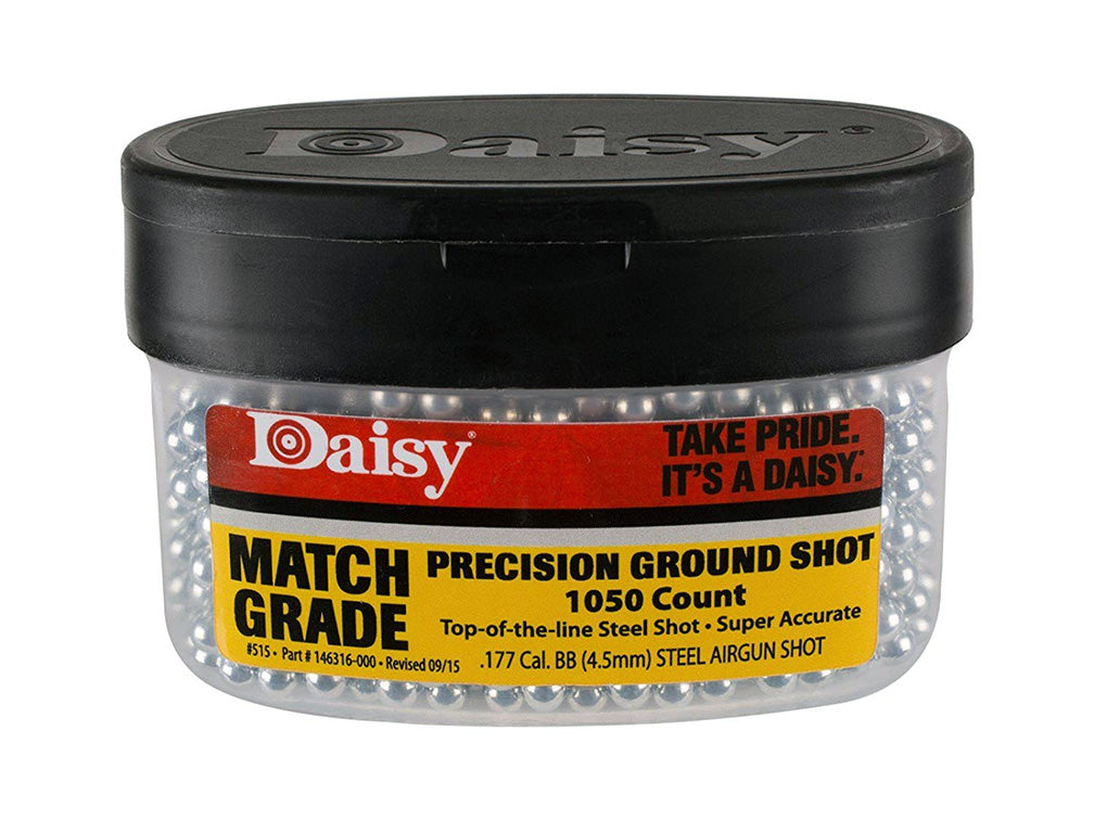 Daisy Match Grade Avanti Precision Ground Shot .177 Cal 5.1 Grains Steel Bbs 1050ct