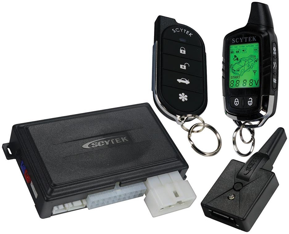 Scytek 2 Way Remote Starter With One 2 Way Lcd And 5 Button Remote