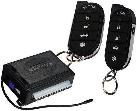 Scytek 1 Way Alarm With Two 5 Button Ultra Slim Remote Without Siren