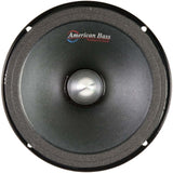 American Bass 6.5" Midrange (each) With Grill & Neodymium Magnet 4 Ohm