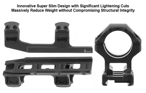 Utg Accu-sync 1 Inch Medium Pro. 50mm Offset Picatinny Rings