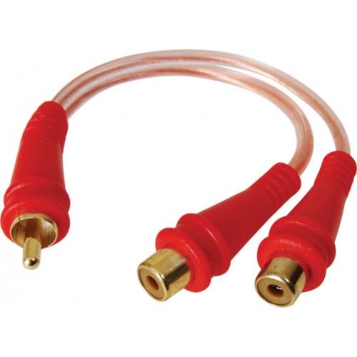 Rca Splitter Audiopipe 1m-2f Clear Installer Series